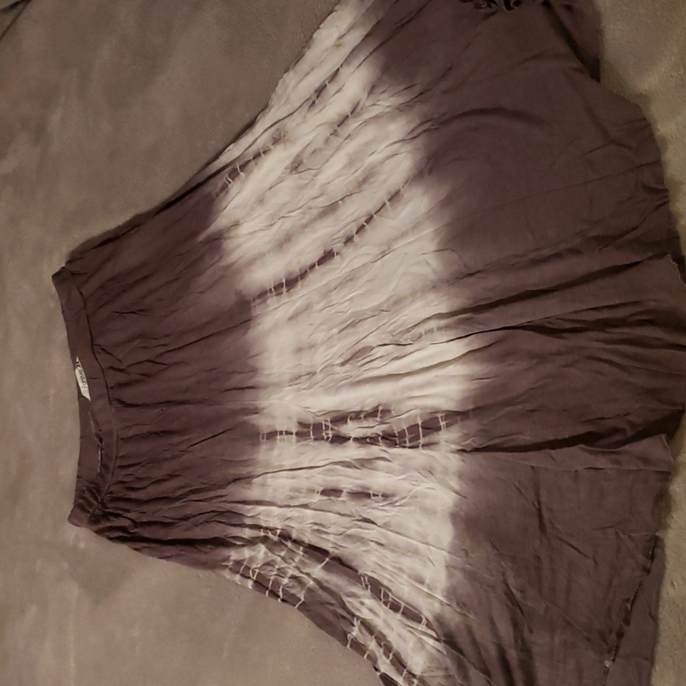 Grey and white skirt